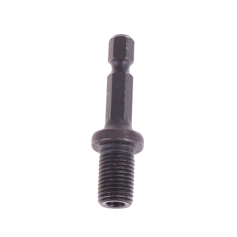 3/8"-24Unf Male Thread Screw Chuck Adapter Connector For Hex Shank Drill Bit