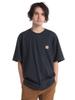 Футболка с коротким рукавом и круглым вырезом, карманом с логотипом [Carhartt] [K87] (Л, Военно-Морской Флот)