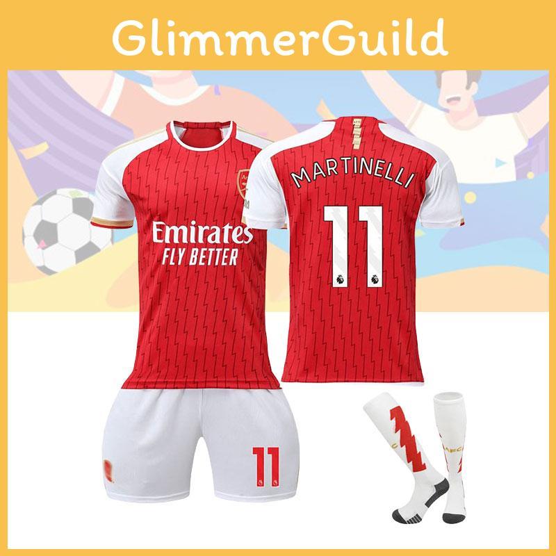 2023 24 Arsenal Home Jersey 11 Martinelli Soccer Jersey Sports Apparel Football