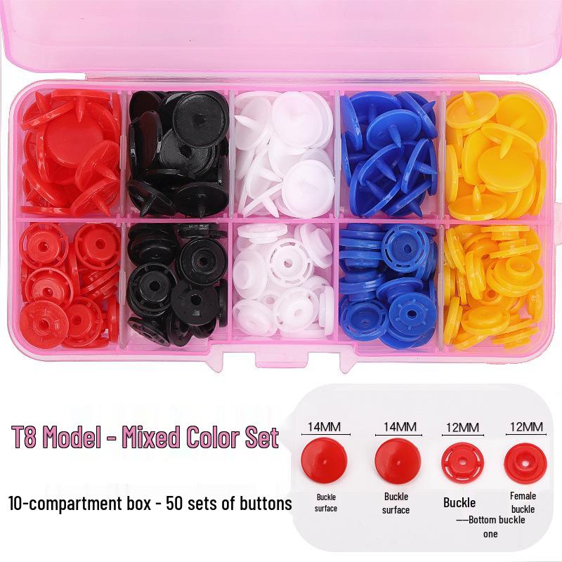 Детские кнопки: Бесшовные потайные кнопки-застежки для детской одежды