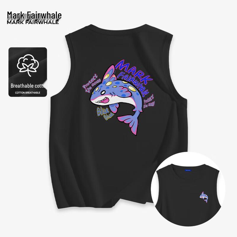 Mark Fairwhale Мужской плотный хлопковый жилет без рукавов