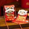 Chinese Year New Plush Purse Pendant 2025 Snake Lucky Money Pocket Red Envelopes