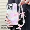 Чехол Zhitai Apple 16 для iPhone 15/14 Pro, совместимый с Huawei Mate60, женская цепочка для телефона и защита от падений.