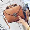 Vintage, Top-handle, Leather, Shoulder Bag, Small, Crossbody, Handbags