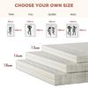 Mattress 140x200, Height 13cm, Ergonomic Cold Foam Mattress, Fabric with Soft Surface, Medium Firmness