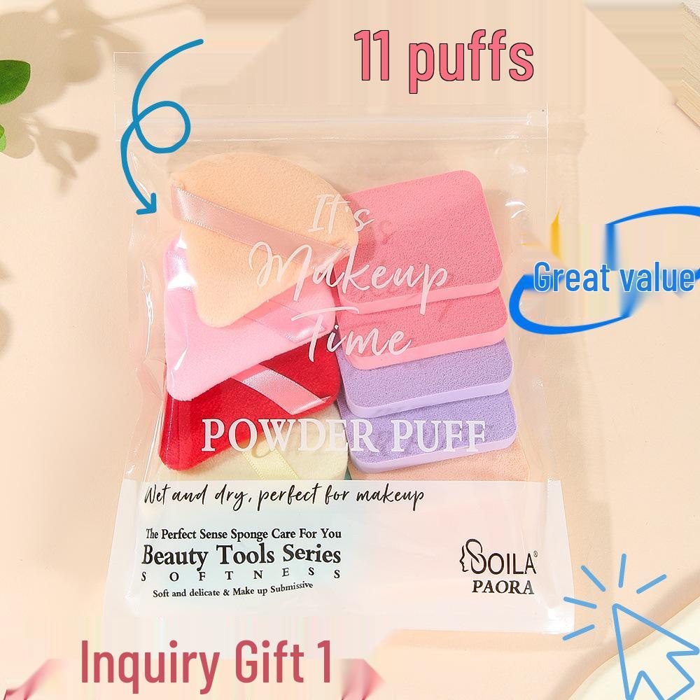 Мягкие, Не впитывающие Наборы спонжей для макияжа для жидких и пудровых текстур, Для влажного/сухого использования, Идеально для фотостудии и инструментов красоты