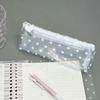 Polka Dot Print Pencil Case Detachable Pencil Pouch Portable Stationery Bag  Students