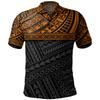 Полинезийский tribal узор Поло для мужчин 3D печать Короткий рукав Футболка Гавайская Уличный Летний Пуговицы Свободный Воротник Футболки