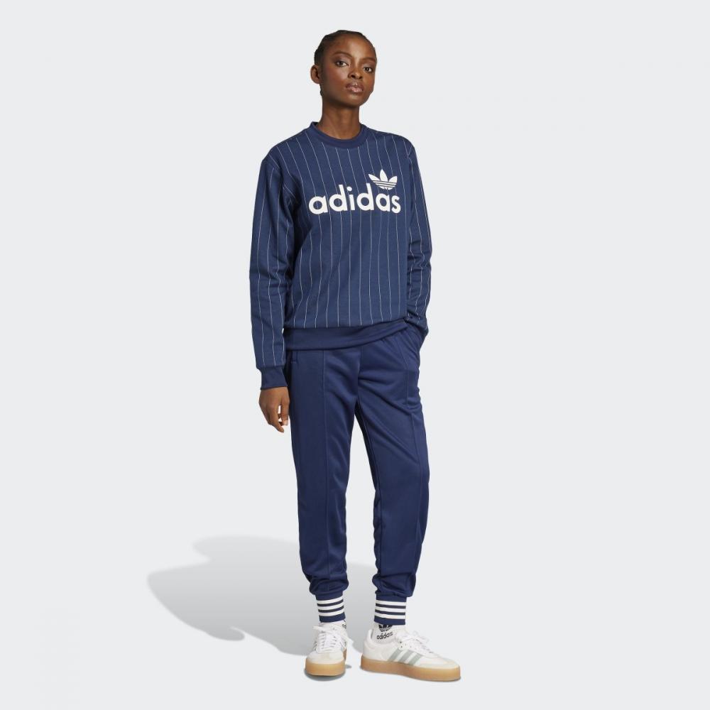 Adidas Pinstripe Graphic Sweatshirt Jj3488