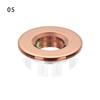 Tub Drain Stopper Round Ring Overflow Covers Trim Ring Cap Sink Hole Cover Basin Insert Replacement