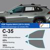Для Toyota RAV4 RAV 4 5-го поколения -2024 Готовая к вырезанию пленка для тонировки стекол автомобиля Автомобильная наклейка Пленки керамическая солнечная УФ-защитная пленка