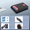 Металлический держатель для карт с защитой от RFID и зажим для денег - Магнитное разделение, Многослотовый мужской кошелек