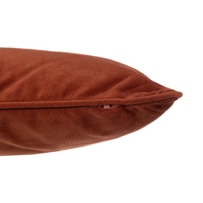 Coussin "Lilou" Effet velours 30 x 50 cm Atmosphera - Terracotta