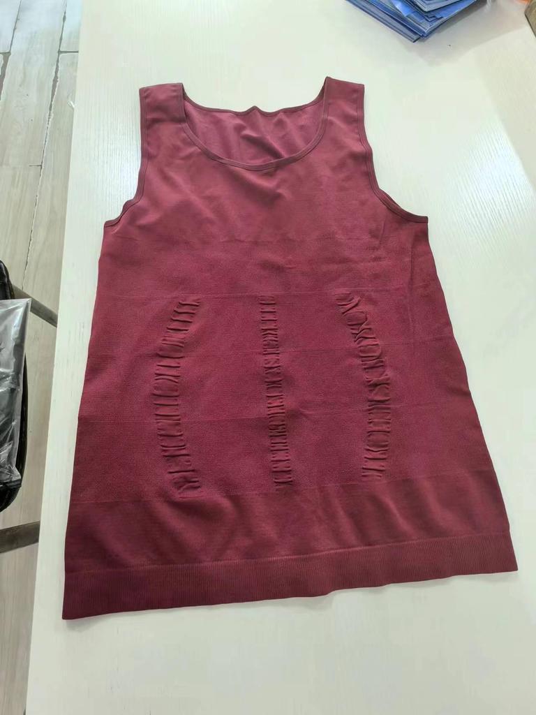 Мужская бесшовная корректирующая майка: Контроль живота, Биндер для груди, Фитнес-основа.