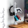 Sanwa Direct Controller Stand Clamp Type 2 Height Adjustable Headphone Stand Headset Tabletop Storage White 22/40.5cm 200-GAP012W