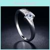 Copper Silver Plated Jewelry Ring For Women Fashion Hand Accessory For Gift