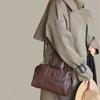 Light Luxury Senior Sense Bag Fashion Single Shoulder Crossbody Head Layer Plant Tanned Cowhide Handbag