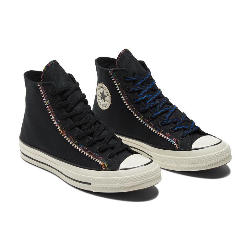Converse Кроссовки унисекс Chuck 70 High Black Aztec белые A04405C
