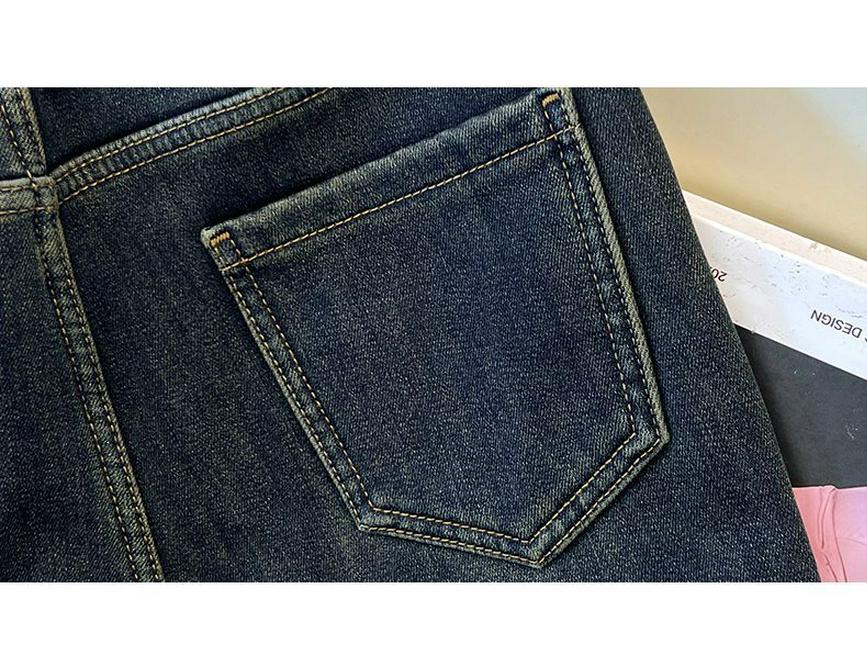 Женские джинсы с высокой талией, в стиле ретро, с широкими штанинами - Осень/Зима 2025 - Большие размеры и для миниатюрных