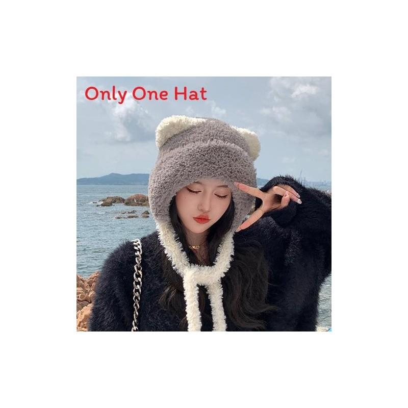Winter Plush Cat Ear Hat With Warmth For Girls And Teens