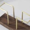 Classic Paper Towel Holder Paper Towel Holder Toothpick Holder Walnut Solid Wood Napkin Holder Creative Simple Towel Rack Hotel B&b Cafe - DD