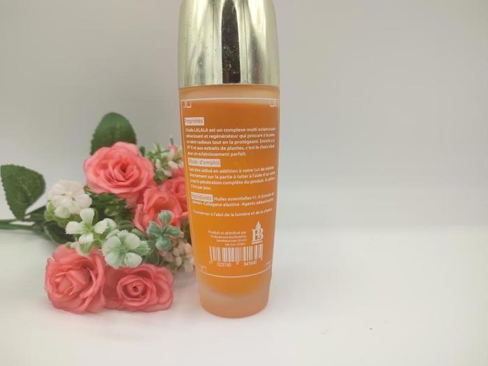 Huile Nettoyant Éclaircissant - Lalala - 100ml - Teint Lumineux - Tous Types De Peau - Texture Huile