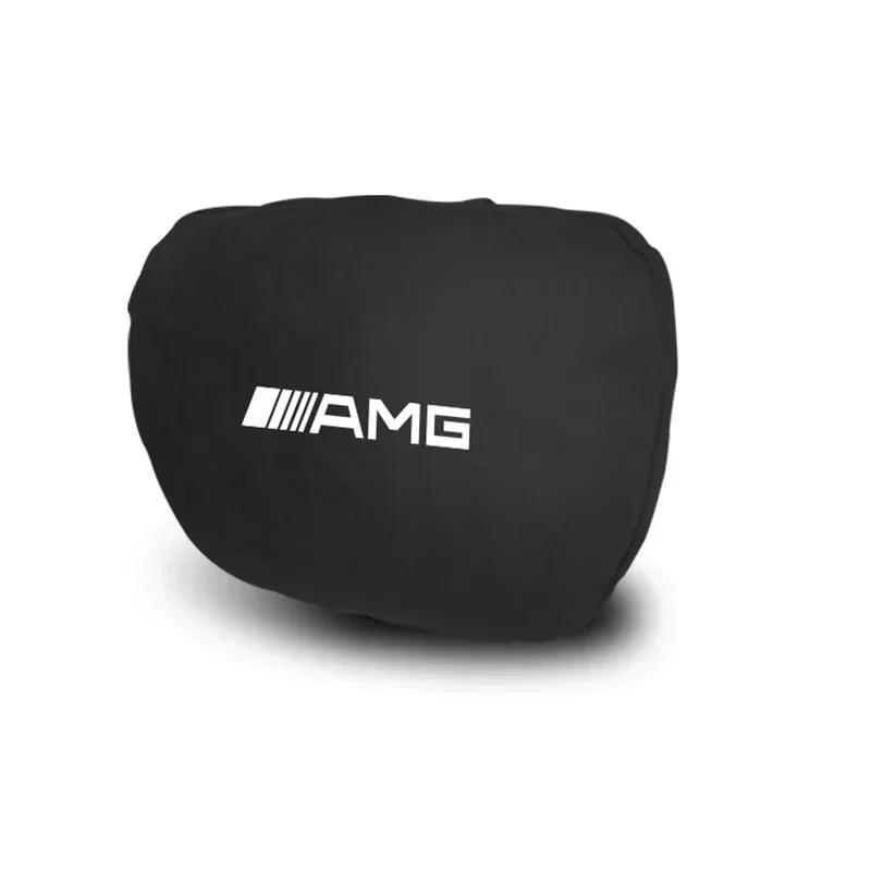 1pcs Car Seat Head Neck Rest Car Pillow Neck Headrest Cover Vehicular Pillow Seat Headrest For Mercedes benz A B R G Class GLK
