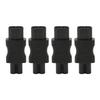 4PCS IEC320 C8 To IEC320 C7 Converter Power Plug Adapter for PDU Chassis Laptop Computer UPS Socket