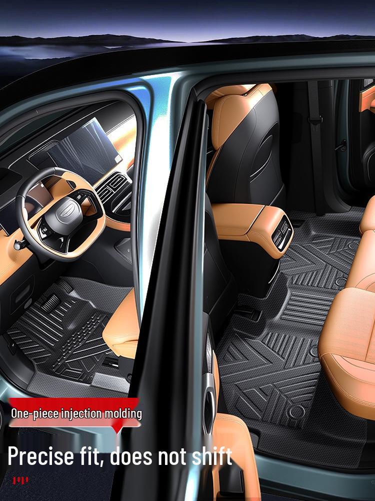 Совместимые коврики из ТПЭ для Geely Boyue L 2025 года - Полный комплект для салона
