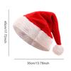 Adult Full Luminous Christmas Hat Christmas Party Ornaments Plush Edge Children's Plush Luminous Hat