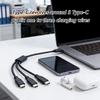 USB C 1 Женский на 3 Мужских Разветвитель Передача Данных Зарядка Удлинитель Кабель-разветвитель для Передачи Данных для Смартфона Ноутбука