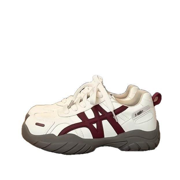 Новые кроссовки в стиле "dad shoes" с мягкой подошвой, весенние повседневные спортивные кроссовки, ретро, на толстой подошве, увеличивающие рост, немецкие тренировочные кроссовки