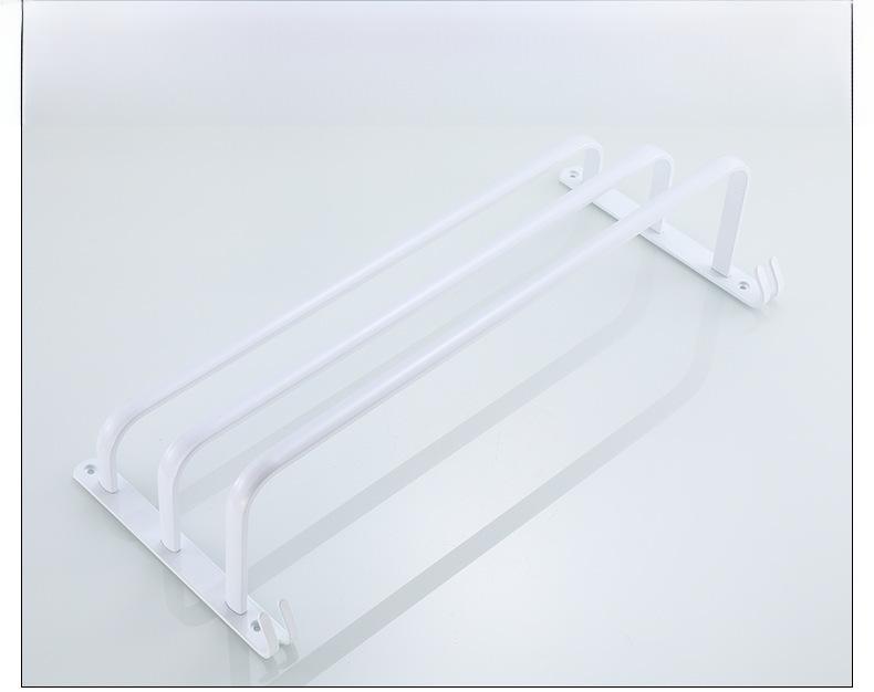 Алюминиевая 3-слойная вешалка и штанга для полотенец для ванной комнаты без сверления