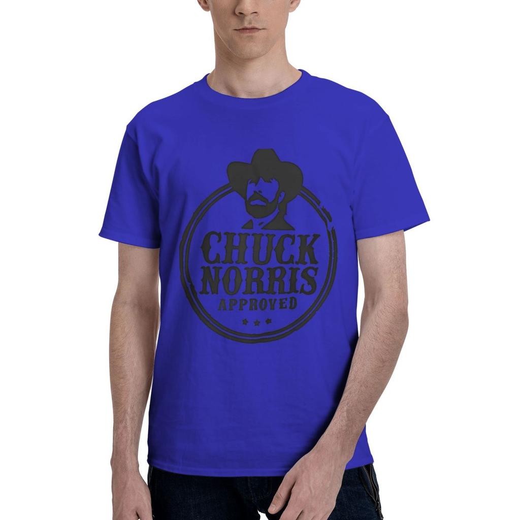 Chuck Norris Approved 100 Cotton Casual Breathable Confortable Men Top Short Sleeve TShirt Men Clothes