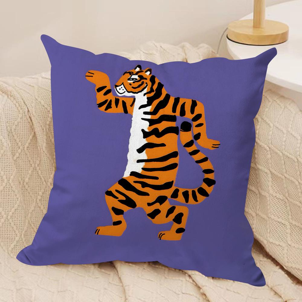 Классическая абстрактная animal-print наволочка из мягкой плюшевой ткани, двусторонняя, для всех сезонов, декор для дома