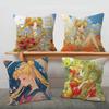 Классическая S-Sailor M-Moon Ретро Девушка Аниме Наволочка Полиэстер Подушки для Дивана Декоративные Подушки Декор для Дома