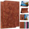 For Samsung Galaxy Tab S4 10.5 (Versions:SM-T830 (Wi-Fi); SM-T835 (LTE)).PU Leather Exquisite Floral Embossed Design Tablet Case