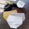 Women's Simple Lace Letter Seamless Comfortable Skin Package Hip Breathable Mid Waist Antibacterial Briefs Underwear