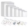 10Pcs Jewelry Small Self-Sealing Plastic Zip Clear Bags Pvc Clear Storage Bag For Storing Bracelets Rings Earrings Organizer