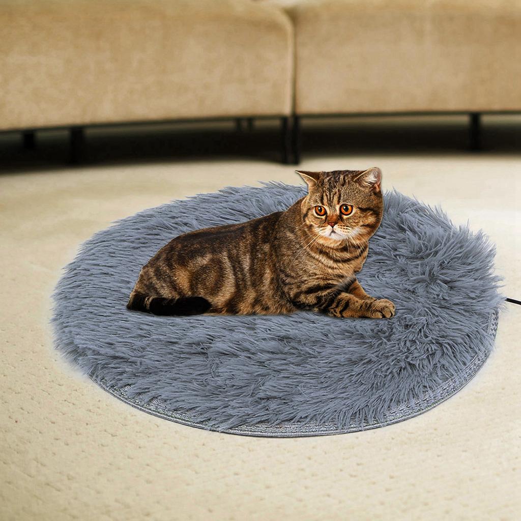 Plush Four Seasons USB Charging Interface Pet Electric Blanket Heating Pad Mat for Small Dogs