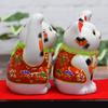 Waza no Kura Stylish Lucky Charm Kutani Ware Pair Ornament A perfect gift for grand 60th 70th 77th and other A great feng shui interior Maneki-neko