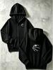 Детская толстовка на молнии Dripping Black Баскетбольная Минималистичный Графический принт С длинным рукавом Куртка с капюшоном Для мальчиков Спортивная Уличная Верхняя одежда