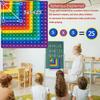 Игрушки для игры в умножение и сложение 12x12 и 12+12, Радужный силикон с обеих сторон, Таблица умножения, Образовательная игрушка, Подарки для детей