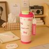 Leak-Proof Insulated Water Bottle Cartoon Pattern Thermal Mug Stainless Steel Mug  Gym Sessions