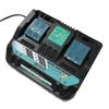 18V DC18RD Двухпортовое зарядное устройство для аккумуляторов Makita 14.4V-18V Литий-ионный аккумулятор BL1415 BL1430 BL1830 BL1840 BL1850 BL1850B
