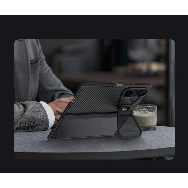 For Samsung Galaxy Z Fold 8 Ultra MagSafe Case NILLKIN CamShield Prop With Phone Holder Magnetic Back Cover For Z Fold 8 Ultra