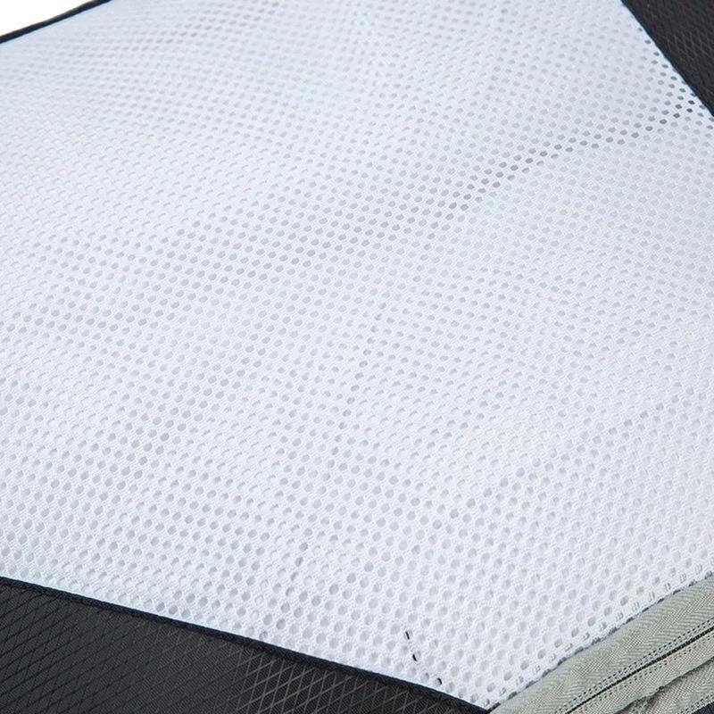 4 шт./набор Портативные компрессионные упаковочные кубики Органайзер для багажа и чемодана Набор Расширяемые упаковочные сетчатые мешки Мешки для хранения одежды