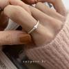 Silver Color Ring for Women Girl Jewelry Geometry Hollowed Out Design Overlapping Simple Gift