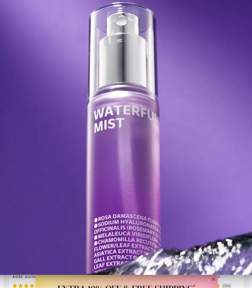 isoi Waterfull Мист 55мл (1,85 унции)/ Без отдушек, Освежающий, Питательный, Увлажняющий, Корейская косметика, K-beauty