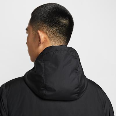 Мужские пуховики Nike Мужские Черные С капюшоном Умеренные